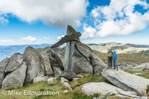 Balancing rock tors beside Mt Townsend