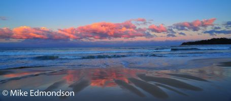 Narrawalle Beach reflections