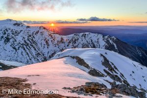 Sunset over Townsend Spur