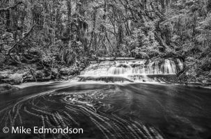 B&W Cephissus Falls at Pine Valley 