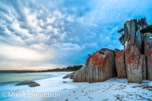 Bay Of Fires sunrise clouds