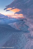 Mt Kosciuszko framed in ice