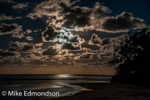 Moonlitt Sunrise at Mollymook Beach