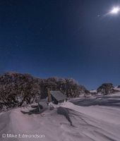 Moonlit Tin Hut
