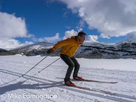 Zac skates the Perisher X-Country Ski Trails