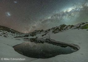 Starlitt skies above Lake Albina
