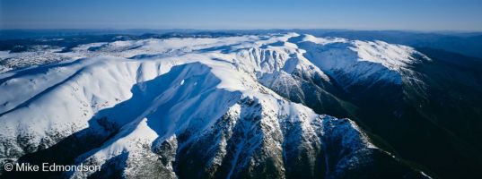 The Snowy Mountains, aerial view